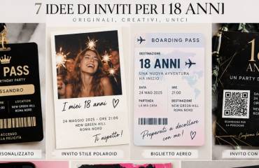 Inviti per i 18 anni particolari: 7 idee per un invito unico